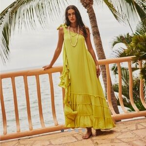 NWT Free People Martini Kaftan Maxi